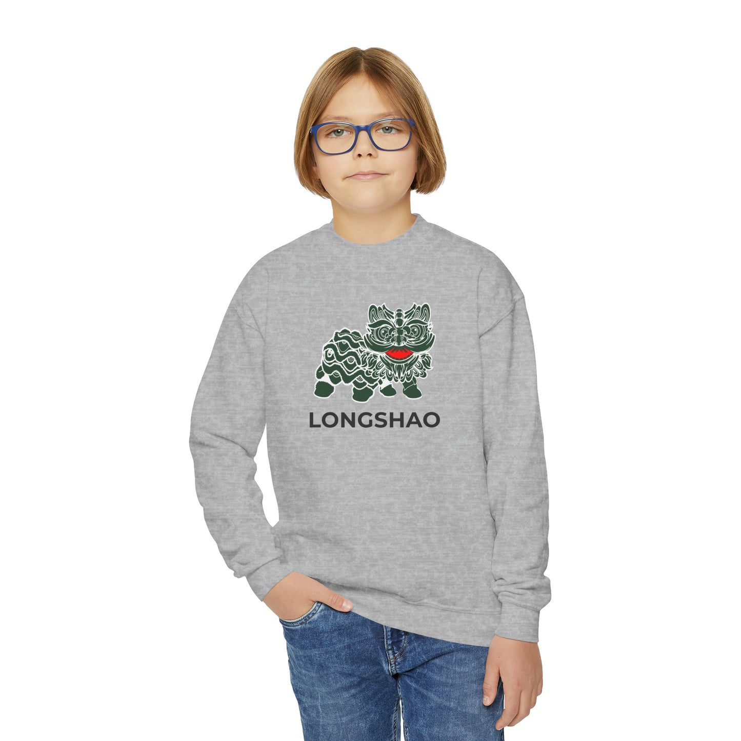 KIDS LONGSHAO LOGO SWEATSHIRT