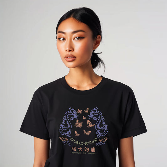 BUTTERFLIES AND DRAGONS TEE-SHIRT 003